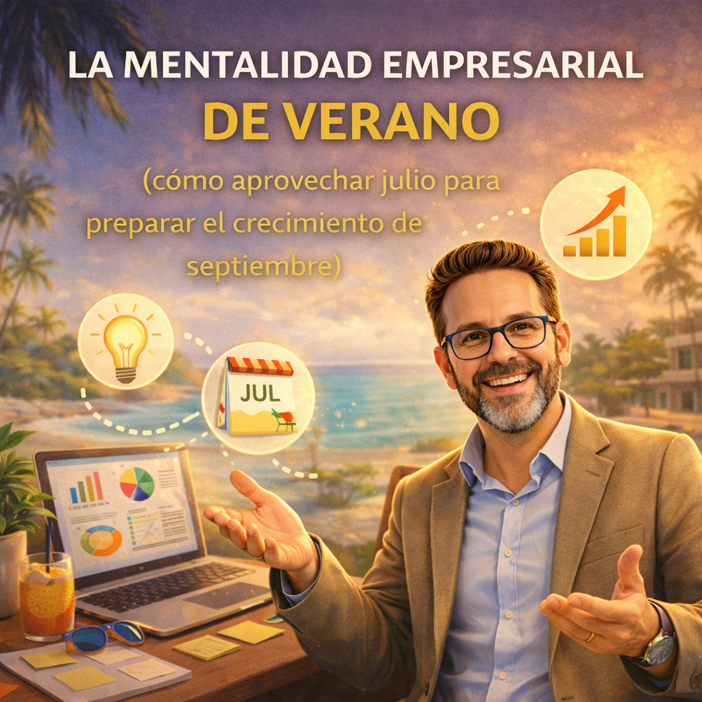 La mentalidad empresarial de verano: cómo aprovechar julio para preparar el crecimiento de septiembre